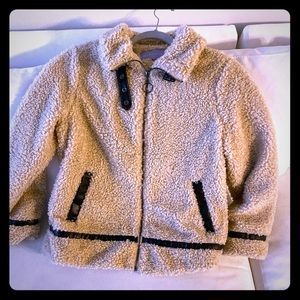 Madden Girl Teddy Jacket Beige NWOT